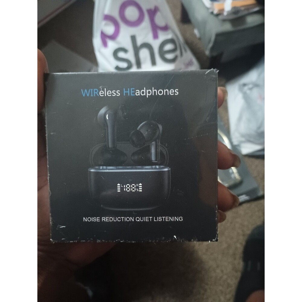 Wireless Earbuds Bluetooth 5.3 HiFi Stereo ENC Noise Canceling Headphones